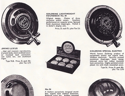 Goldring Early Electric Pickups